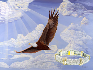 In God We Trust-Eagle
